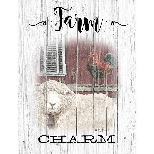 Wood Pallet Art - Farm Charm - 9 x 12