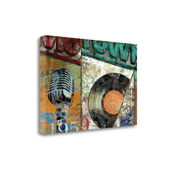 Tangletown Fine Art Hits Town 1959x22 by Eric Yang, Giclee Print on Gallery Wrap Canvas, 34x22x23x22