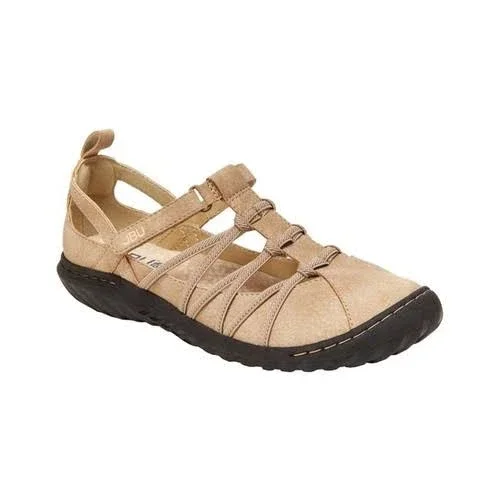 Women's Jambu JBU Juliet Vegan Closed Toe Sandal, Size: 7.5, Beige
