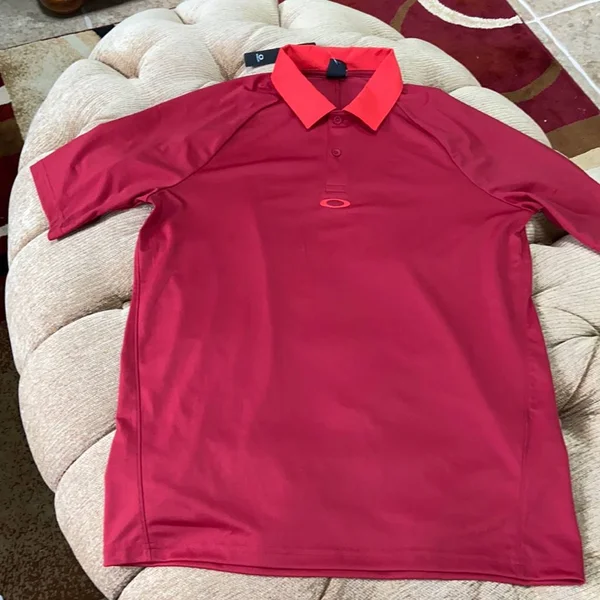 Oakley Shirts - Oakley Mens Polo Shirt, Color: Red, Size: S, Lilma1966&s Closet