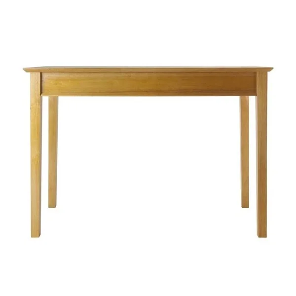 Scranton & Co Solid Wood Computer Desk in Honey Pine