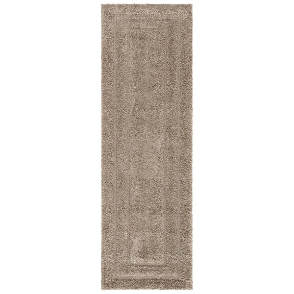 Safavieh Florida Shag Sg454-1313 6&7x22 Square Beige/Beige Area Rug