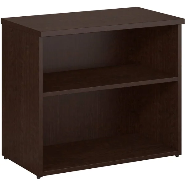 Bush Furniture 2 Shelf Bookcase - Mocha Cherry - 400 Series