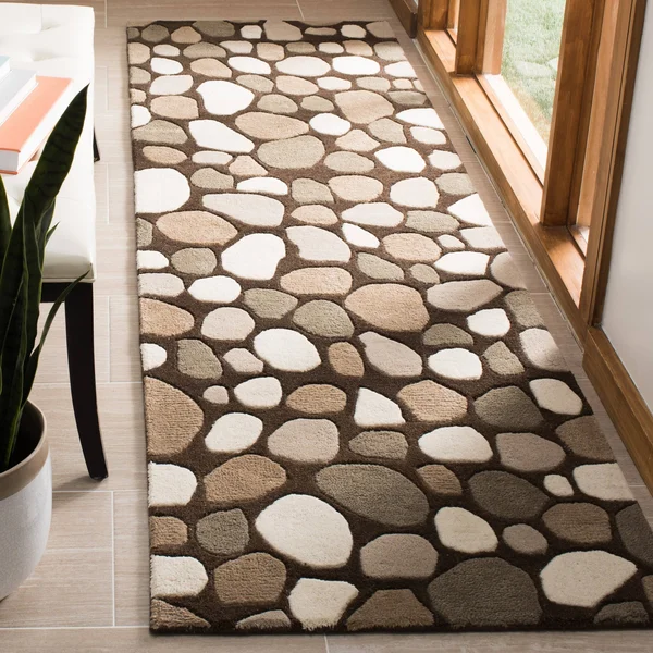 Safavieh Soho SOH814A 3&6x22 x 5&6x22 Dark Brown, Multi Area Rug