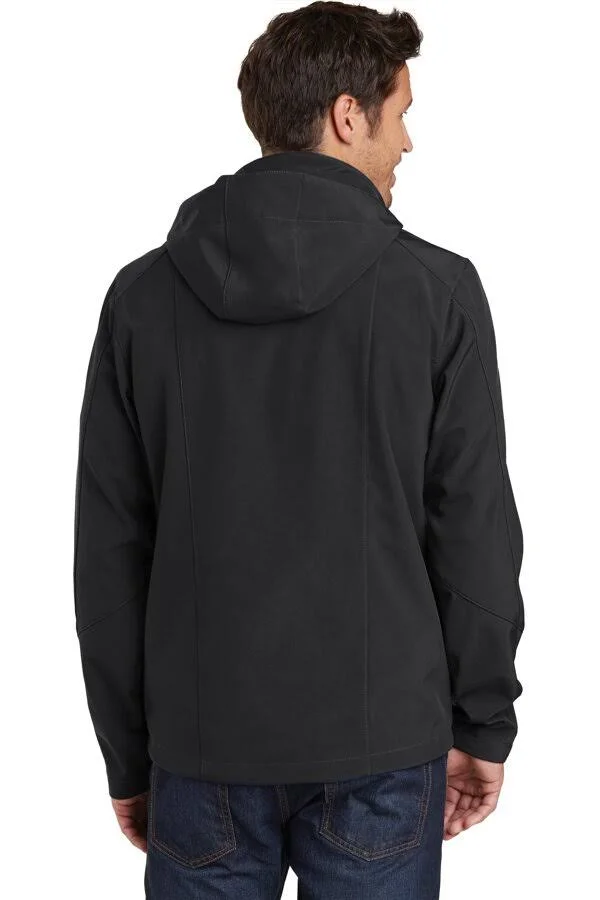 Eddie Bauer EB536 Hooded Soft Shell Parka - Black - XL
