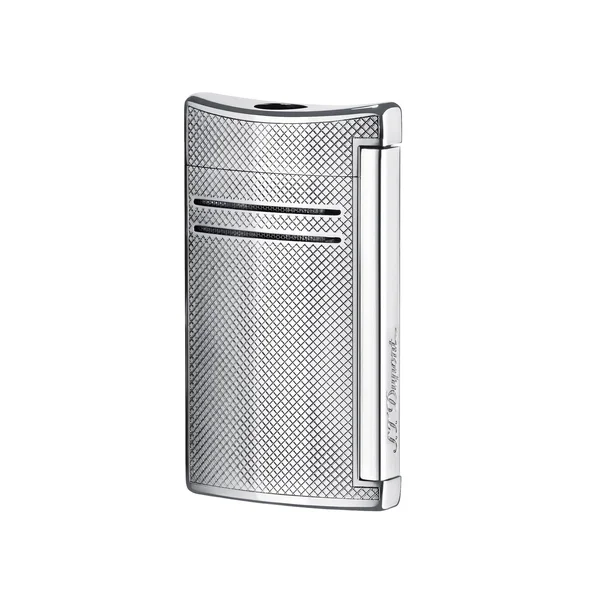 S.T. Dupont Lighter Maxijet - Chrome Grid