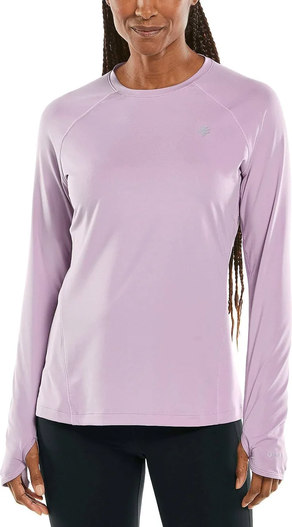 Coolibar UPF 50+ Women's Devi Long Sleeve Fitness T-Shirt - Sun Protective