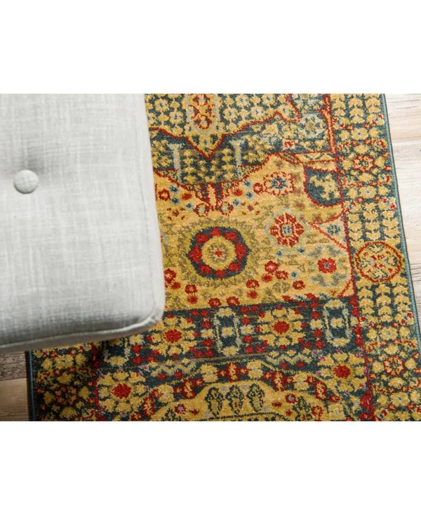 Unique Loom Jackson Palace Rug (Blue - 2&7x22 x 10& Runner)
