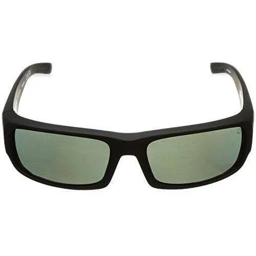 Spy Optic Caliber Soft Matte Black - Happy Gray Green Polar