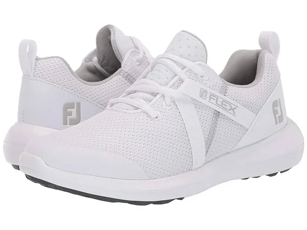 FootJoy Women's Flex Golf Shoes - Size: 6.5 Wide, White