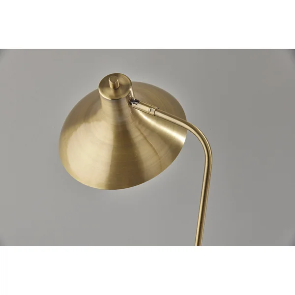 Adesso Cleo Desk Lamp - Brushed Steel