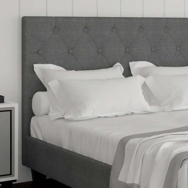 Summit 60x22 Queen Platform Bed - Natural Linen