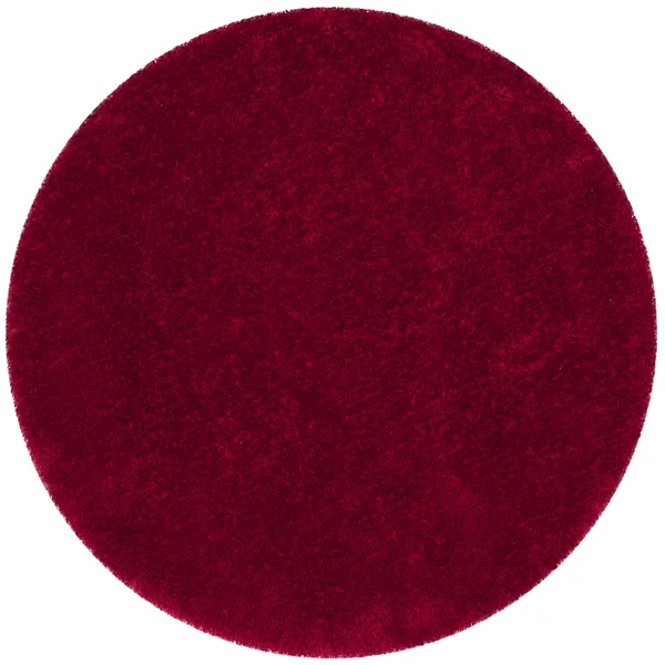 Safavieh Luxe Shag Red 3 ft. x 5 ft. Area Rug