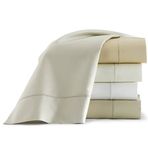 Peacock Alley Soprano Sateen Fitted Sheet - Ivory