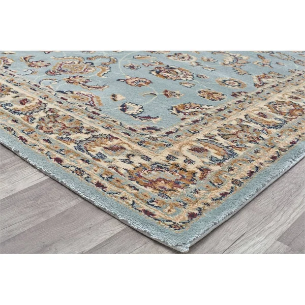 Rugs America Bardot Classic Blue Transitional Traditional 9 ft. x 12 ft. Area Rug