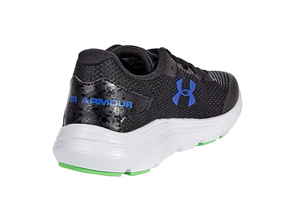 Under Armour Surge 2 Running Shoe - Youth 3.5Y Black/White/Royal Regular