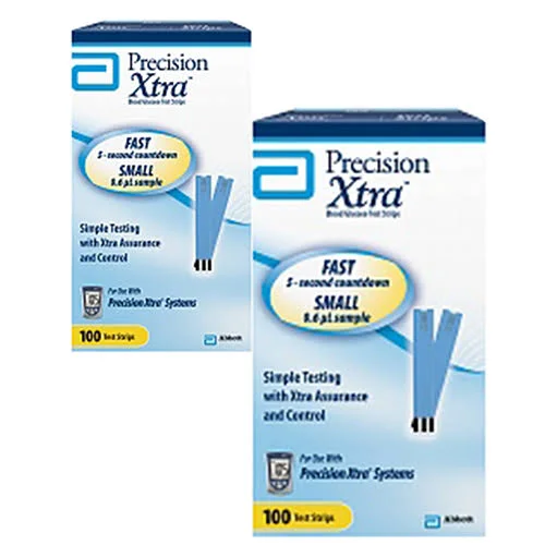 Precision Xtra Test Strips, Blood Glucose - 50 test strips