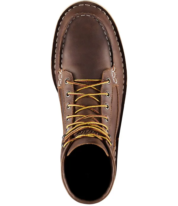 Danner Men's Bull Run Moc Toe 6x22 Steel Toe Work Boot Brown