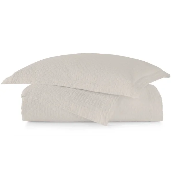 Peacock Alley Juliet Euro Sham - Linen
