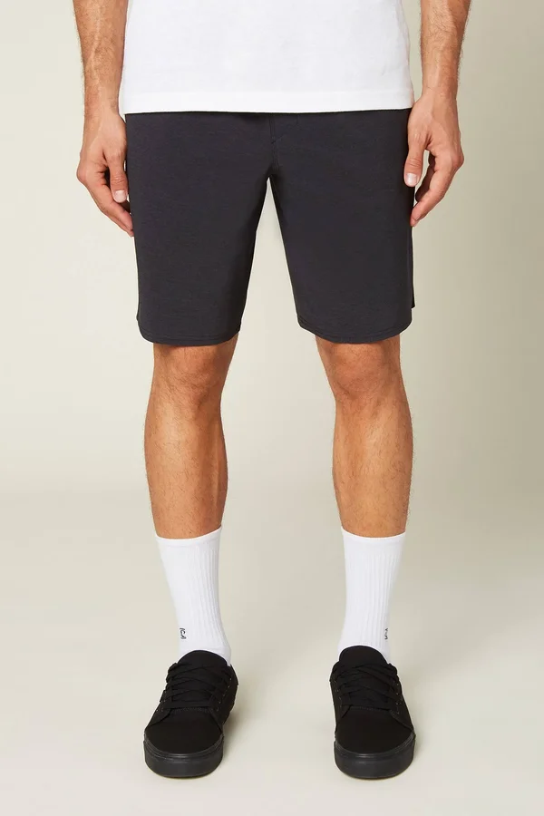 O&Neill Men's Interval Hybrid Shorts - Large, Black