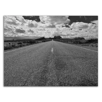 &Monument Valley Road& by Tim Oldford - Wrapped Canvas Photograph Print Latitude Run Size: 18x22 H x 24x22 W x 1.5x22 D