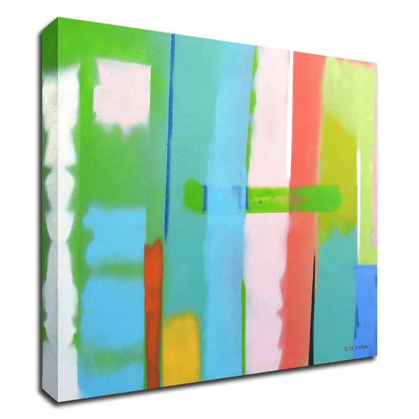 18x22 x 18x22 Urban Summer 12 by Gill Miller Print on Canvas