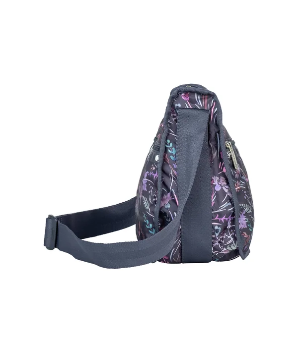 Lesportsac Classic Hobo - Windswept Floral Shadow Print Windswept Floral Shadow Print, 22.86 x 30.48 x 13.34 cm