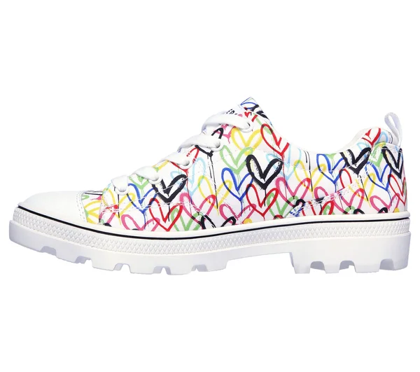 Skechers Street Roadies-Hashtag Love 6 Women's White