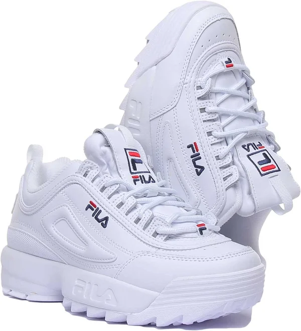 Fila Disruptor 2 Premium Trainers - White - UK 9