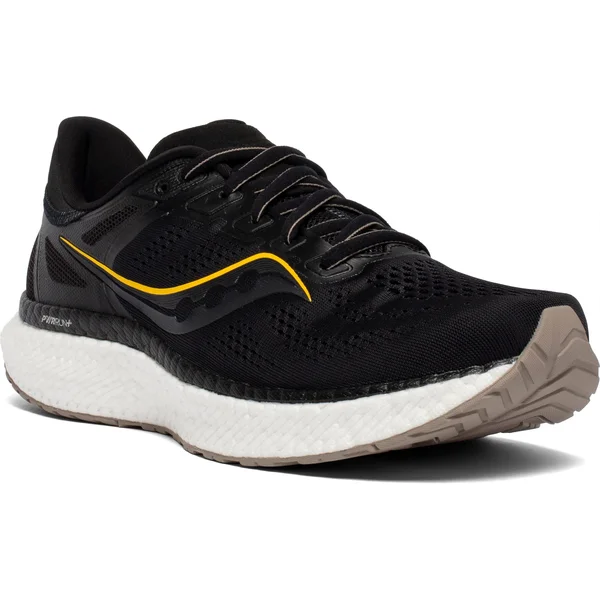 Saucony Men's Hurricane 23 Black, Vizigold, 11, 2E