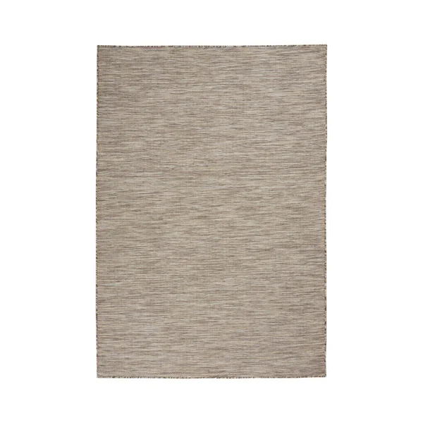 Nourison Positano Solid Contemporary Beige Area Rug, Size: 9& x 12&