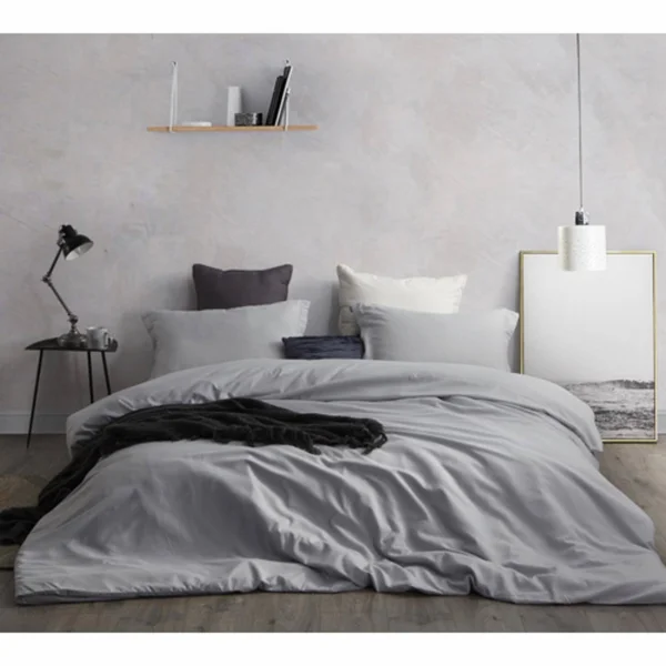 Byb Duvet Cover Glacier Gray Supersoft Bedding, Size: Queen