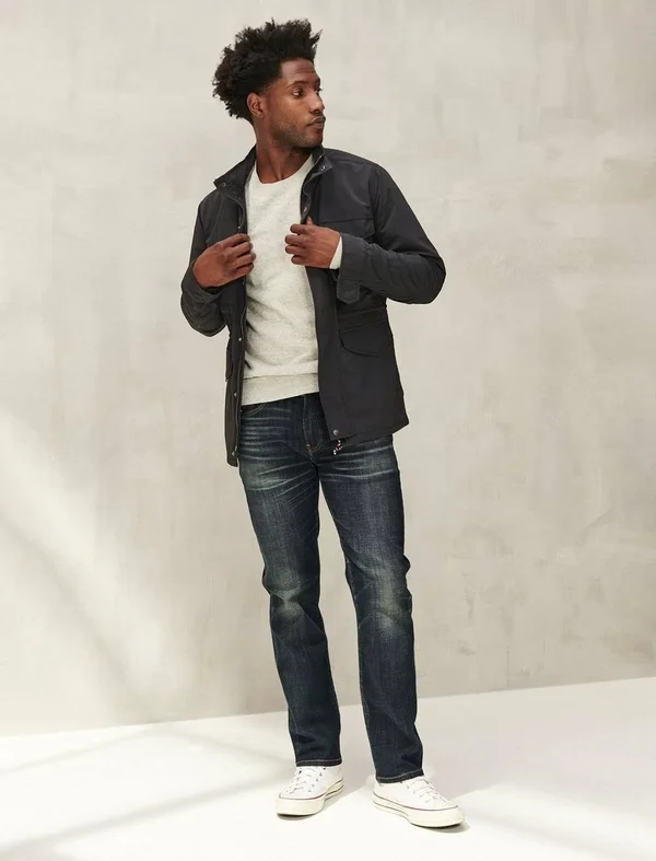 Lucky Brand 223 Leon Park Straight Coolmax Stretch Jeans - 31 30