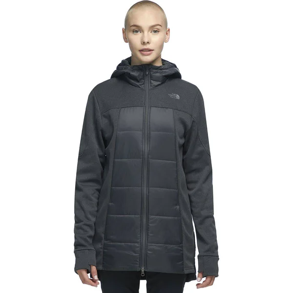 The North Face Women's Motivation Hybrid Long Jacket - XS - Asphalt Grey - TNF Dark Grey Heather