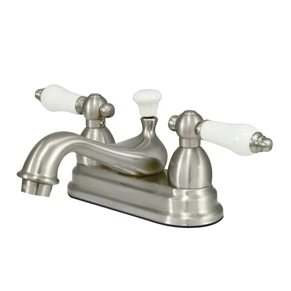 Kingston Brass Ks3600pl 4 in. Centerset Bathroom Faucet - Matte Black