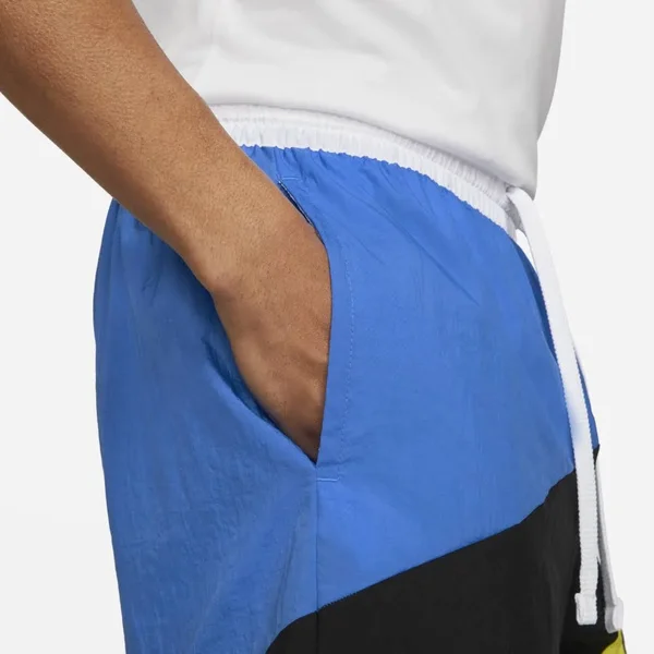 Nike Men's Dri-Fit Throwback Futura Basketball Shorts, XXL, Blue