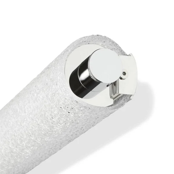 Ronan 20x22 LED - Dimmable, Vanity Light, 3000K Warm White, Chrome, Crystal-Like Textured Glass, Contemporary Transitional, Verti