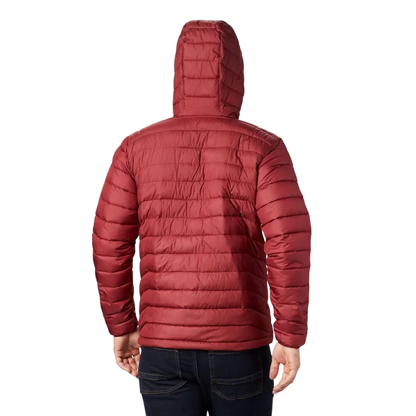Columbia Powder Lite Hooded Jacket Red Jasper L