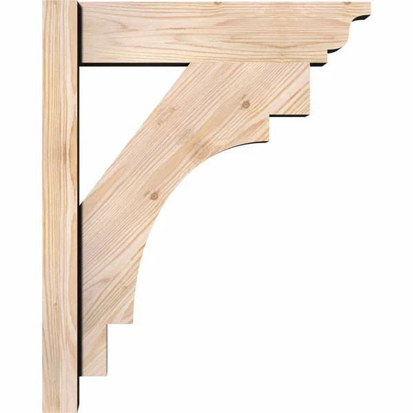 5 1/2x22W x 20x22D x 24x22H Merced Smooth Traditional Outlooker - Douglas Fir