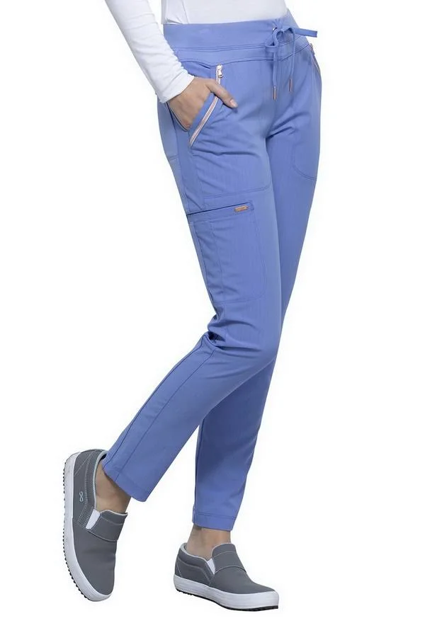 Cherokee Statement Scrubs Women's Tall Mid Rise Straight Leg Drawstring Pant