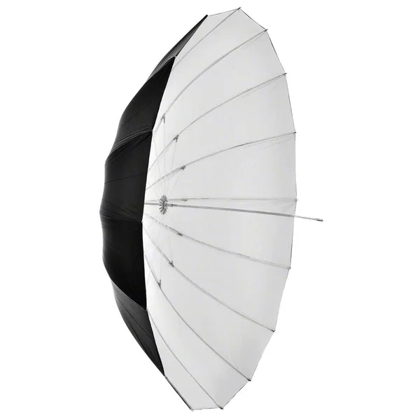 walimex Pro Reflex Umbrella - Diameter 180 cm, Black/White 17192