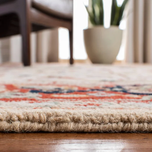 Safavieh Chelsea HK751C 2&6x22 x 10&0x22 Runner Ivory, Red Area Rug