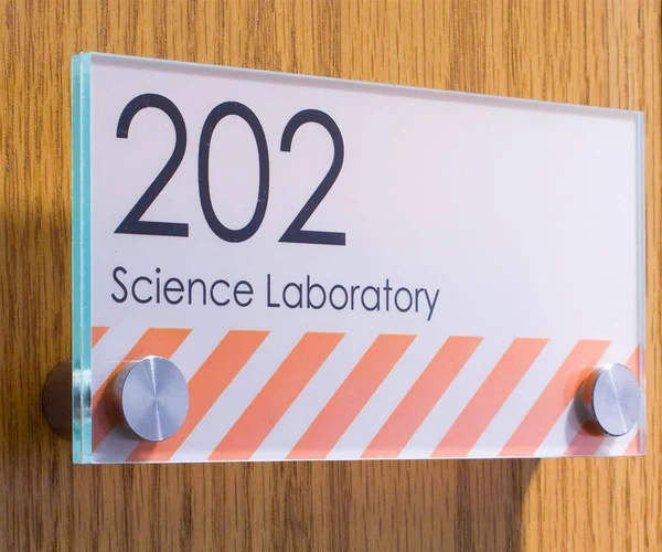 6 x 3-Inch Complete Sign Systems - Green Edge Acrylic Plates, Stainless Steel Standoff Screws (dsign63)