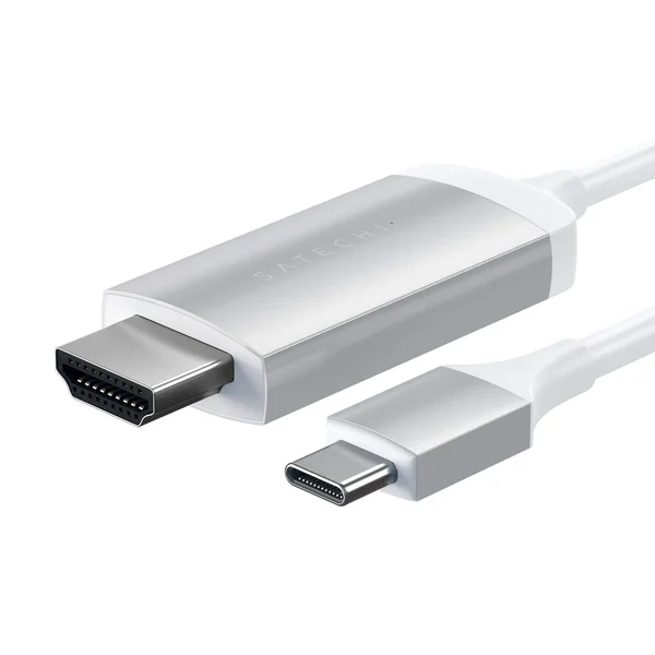 Satechi ST-CHDMIM - Video - audio cable 4K support - Space gray - 6 ft - Plug 24 pin USB-C to M 19 pin HDMI Type A