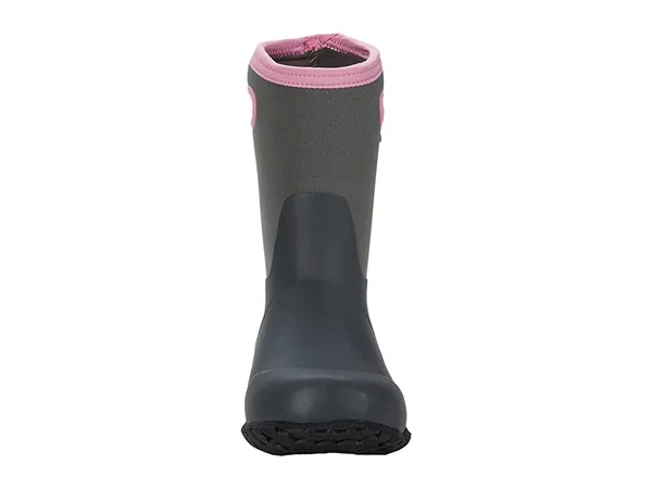 Bogs York Solid Boot - Kids& Gray, 2.0