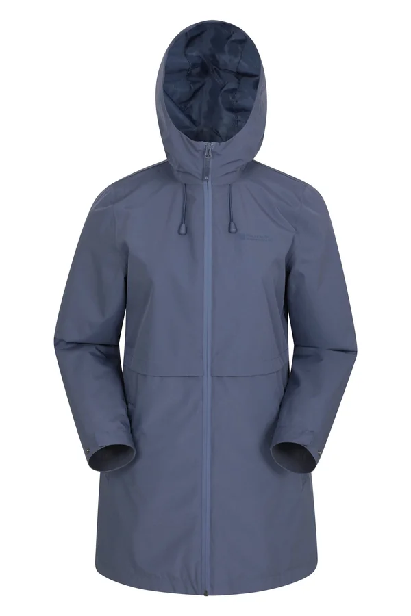 Mountain Warehouse Hilltop Womens Waterproof Jacket - Grey, Size 0