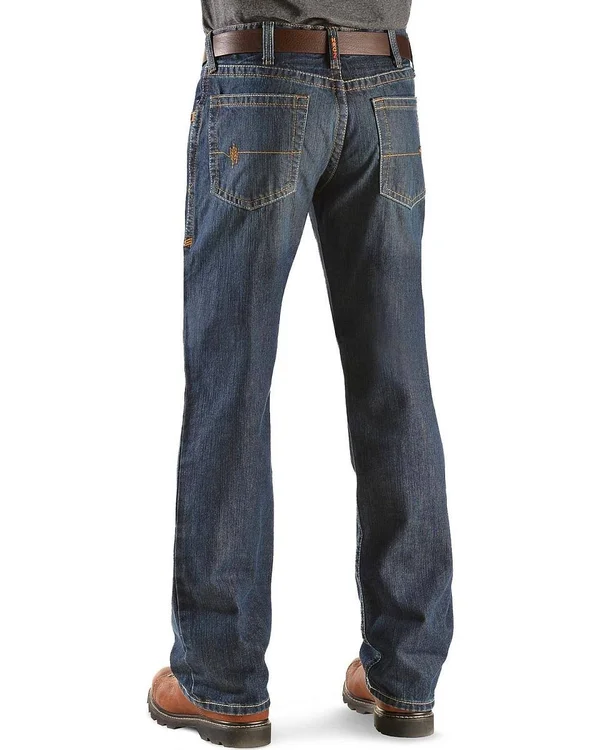 Ariat Men's FR M4 Low Rise Basic Boot Cut Jean - Shale 32, 36