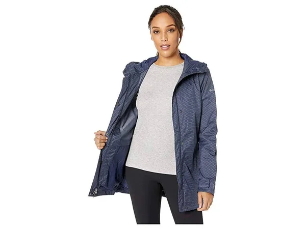Columbia Women's Splash A Little II Jacket - Large - Nocturnal Mini Hex Print
