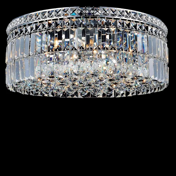 CWI Lighting 8006c24c-r Colosseum 10 Light Flush Mount with Chrome Finish