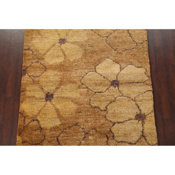 Handmade Abstract Oriental Area Rug 6x7